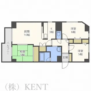 プレステージI【8階】の間取り
