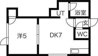 サンフラワ学園前【3階】の間取り