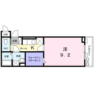 シェノン A【3階】の間取り