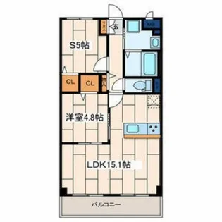 タウラス クレイン【1階】の間取り