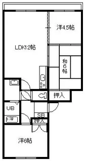 ハイエスト近文【3階】の間取り