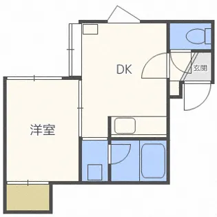 グリーンパーク月寒【2階】の間取り