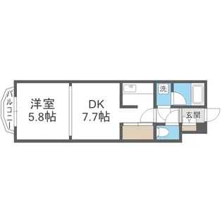 マロンハイデンス【2階】の間取り