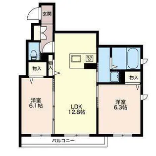 Azulen 【アズレン】【3階】の間取り