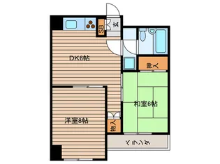 エンド-ハイツ【4階】の間取り