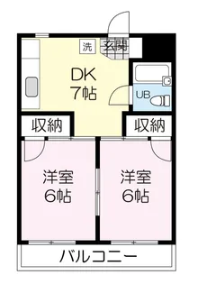 青葉ハイツB【1階】の間取り