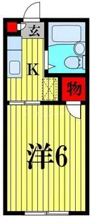 リバーサイドハイツ【2階】の間取り