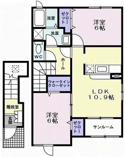 ステップアップB【2階】の間取り