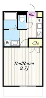 アンプルールブワmer【2階】の間取り