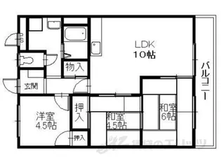 サンクリエート日辨【2階】の間取り