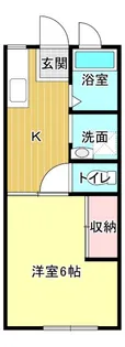 ジュネスコーポ【2階】の間取り