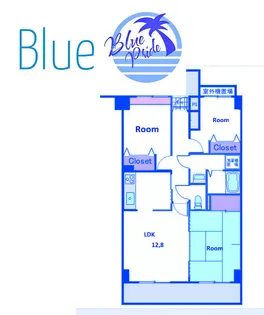 コーラル湘南【6階】の間取り