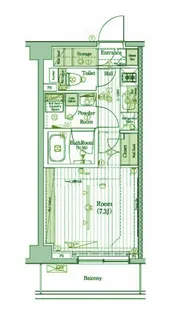 ブライズ西大井ドゥエ【1階】の間取り