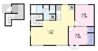 Globe House【2階】の間取り