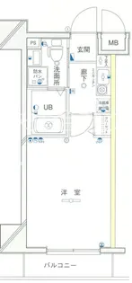 グリフィン横浜・反町公園【6階】の間取り