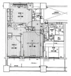 サンデュエル西那須野【9階】の間取り