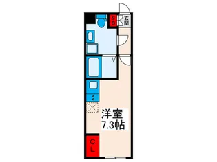 ピースフルパレス田端【1階】の間取り