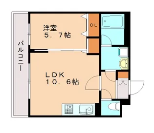 アークメゾン王子公園【1階】の間取り