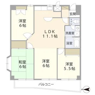 プレジール簗瀬【2階】の間取り
