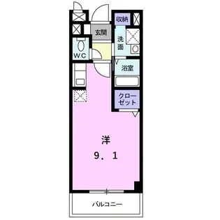 ヴィラージュ グランドール【2階】の間取り