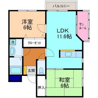 ロイヤルハイツ山本【3階】の間取り