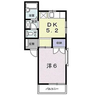 ハイムワルツ【1階】の間取り