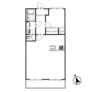 藤塚ヒミコマンション【1階】の間取り
