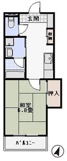 カーサ・ミア【4階】の間取り