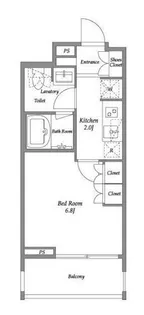 ルヴァン雪谷大塚【1階】の間取り