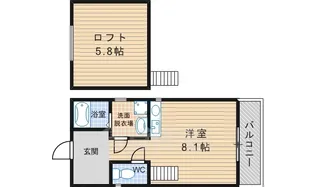 グリーンフィールド【2階】の間取り