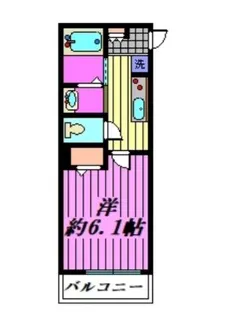 Mark Duo狭山II【1階】の間取り