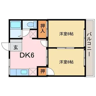 グリーンヒル【2階】の間取り
