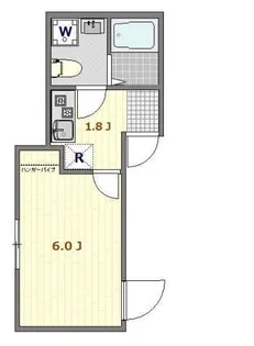 ノーザンロード浮間舟渡【2階】の間取り