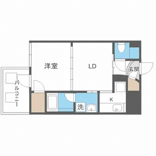 サムティ難波グレイス【14階】の間取り