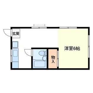 新井コーポ【2階】の間取り