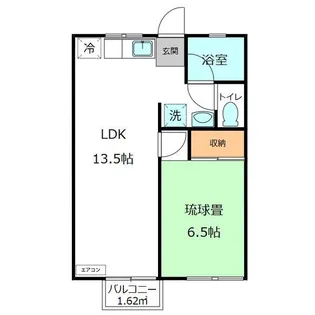 第1メゾン・ド・ラポール【2階】の間取り