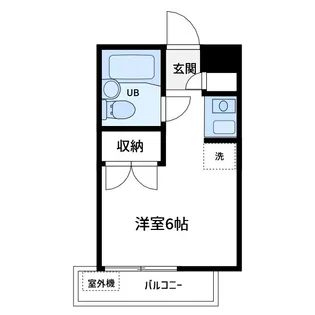 フォレストイン千駄木【2階】の間取り