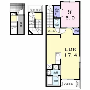 サウスブルック【3階】の間取り