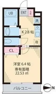 グリーンコート・NT【2階】の間取り