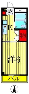 メゾンオーキスC棟【1階】の間取り