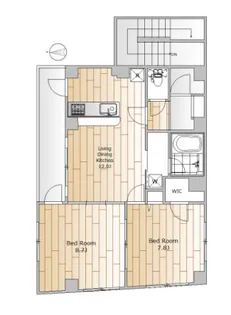 パークヤガ【3階】の間取り