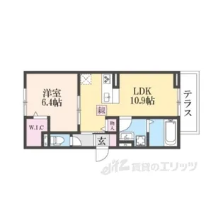 アルタ若竹ビュー【1階】の間取り