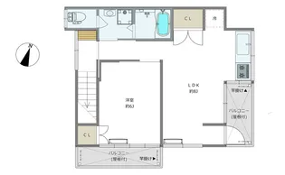 メゾンIZUMO【2階】の間取り