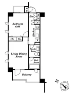 KDXレジデンス品川シーサイド【2階】の間取り
