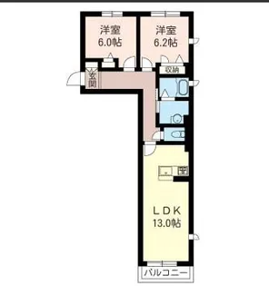 クロシェットn I【2階】の間取り