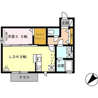 グラン ルミエール D棟【1階】の間取り