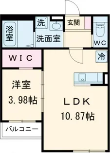 BRAVEBASEピースポポ【1階】の間取り