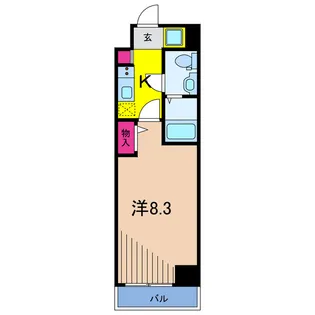 グランフォース北綾瀬【2階】の間取り
