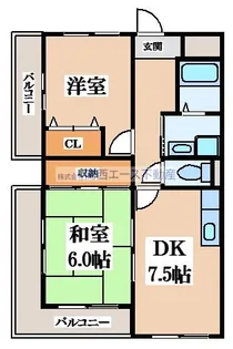 翔開マンションI【1階】の間取り