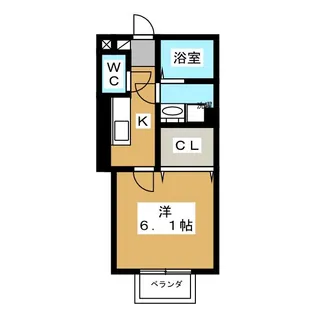 サンフローラ【2階】の間取り